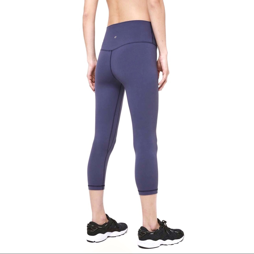 Lululemon Align Crop 21” Gatsby Blue - Picture 2 of 8